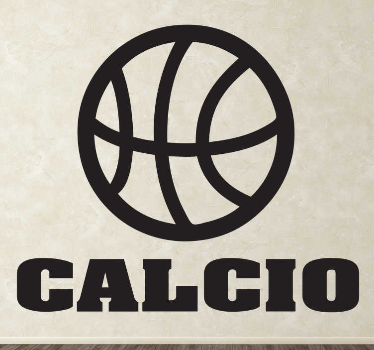 Sticker decorativo ironia football