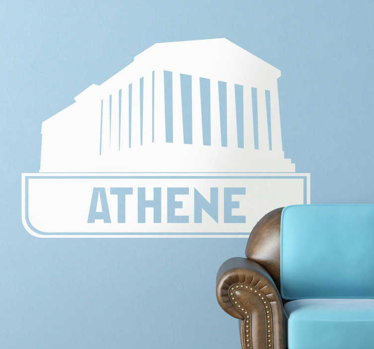 Sticker tempel athene oude grieken - TenStickers