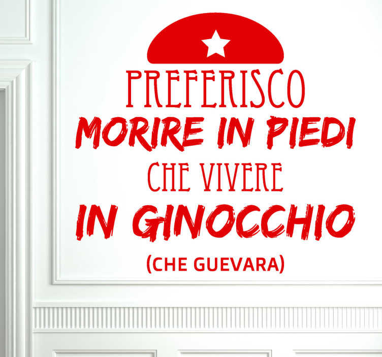 Sticker decorativo morire in piedi - TenStickers