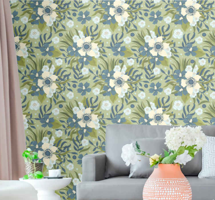 Sticker fleur motif nature floral - TenStickers