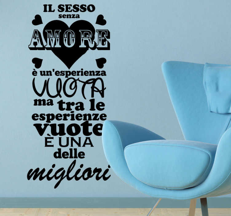 Sticker decorativo sesso Woody Allen