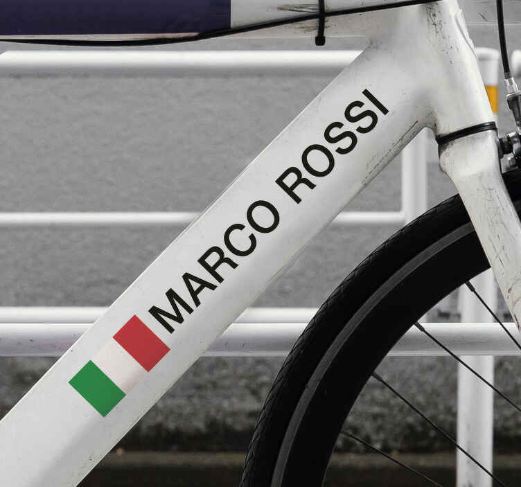 Adesivo per bici bicicletta da corsa - TenStickers