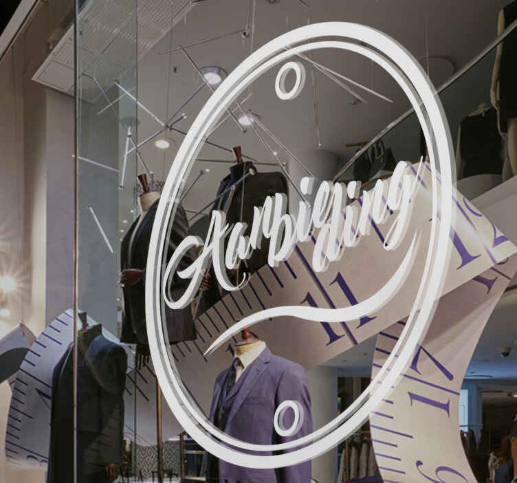 Muursticker Aanbieding in cirkel - TenStickers