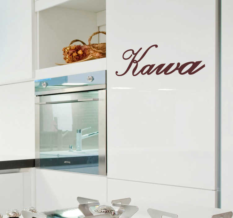 Naklejka dekoracyjna kawa - TenStickers