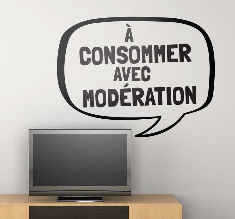 Sticker TV modération