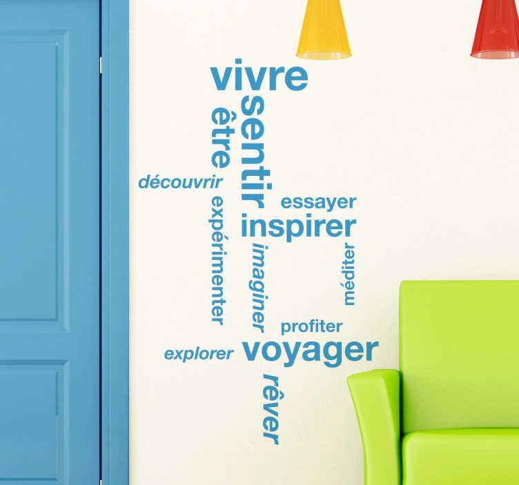 Sticker texte rêves