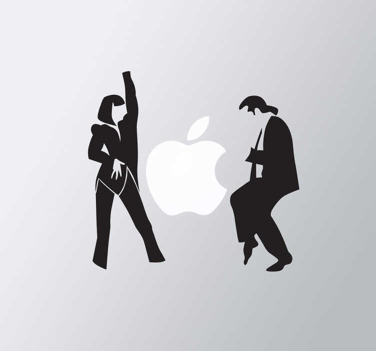 Adhesivo ordenador baile Pulp Fiction - pegatinas para