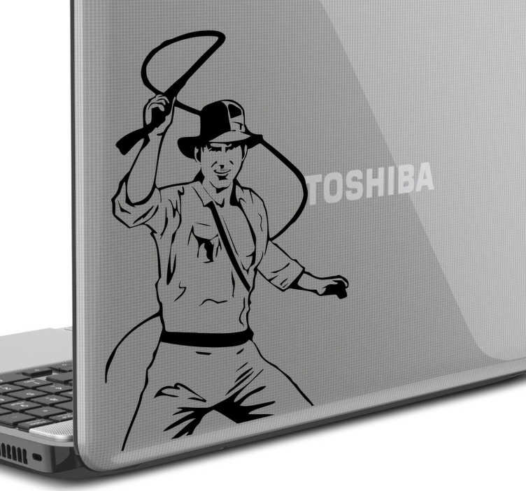 Sticker ordinateur Indiana Jones