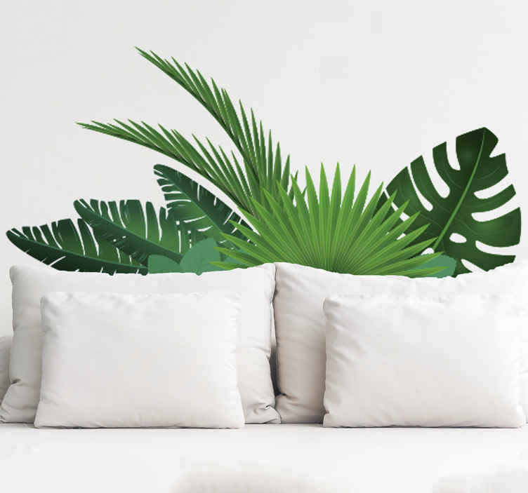 Tropical Leaves Wall Sticker