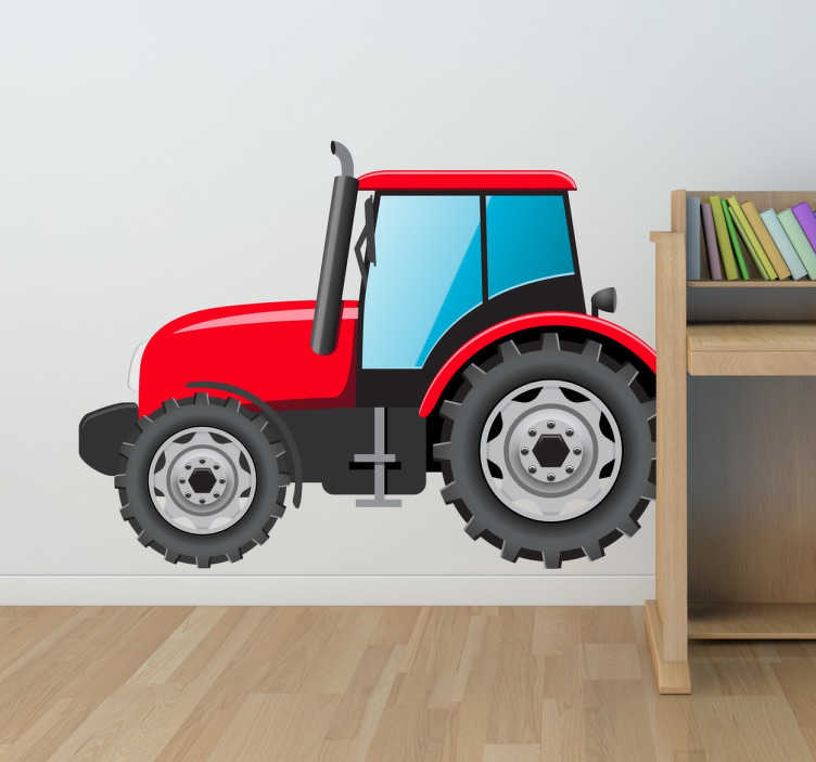 Autocolantes decorativos de ilustrações Trator 3d john deere - TenStickers