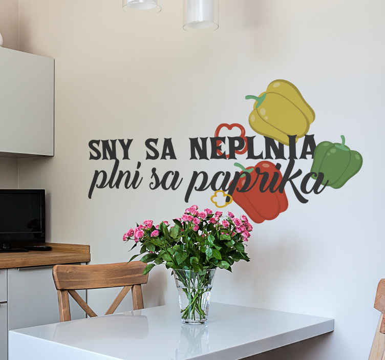 Nálepka na stenu sny sa neplnia - Tenstickers
