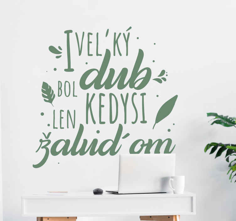 Nálepka na stenu Veľký dub - Tenstickers
