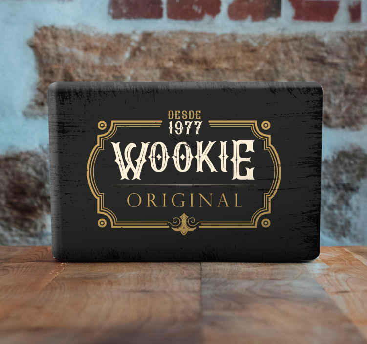 Pegatina para portátiles wookie original - star wars