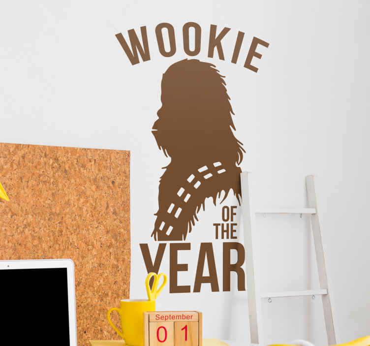 Vinilo de cine wookie of the year - casa