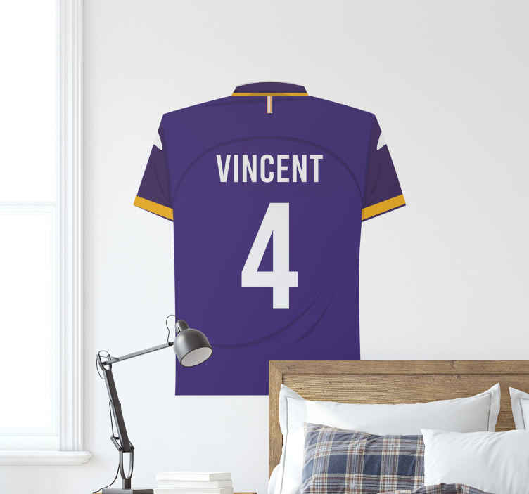 Sticker Foot Anderlecht personnalisable - TenStickers