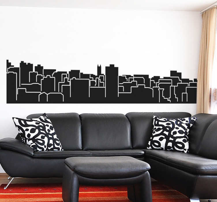 Sticker skyline Bristol