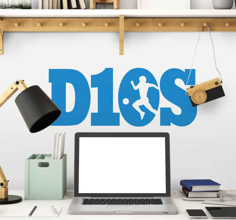 Vinilo decorativo persona Dios Texto Icónico