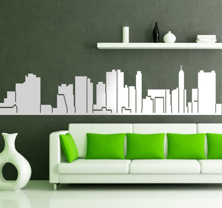 Sticker skyline Naples