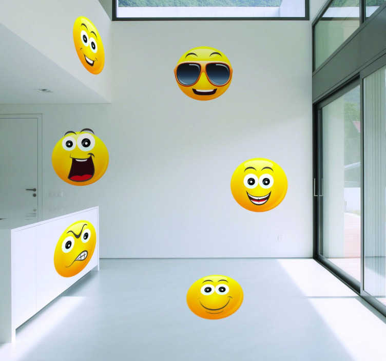 Emoji Scared Face 3.5 Decal 