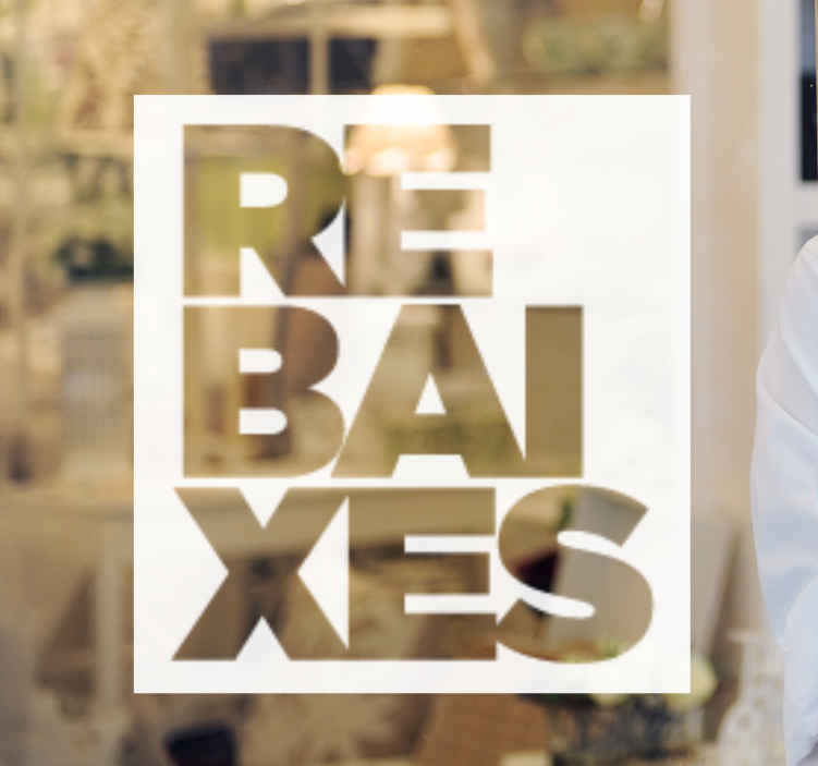 Vinil rebaixes promo per aparador - TenVinilo