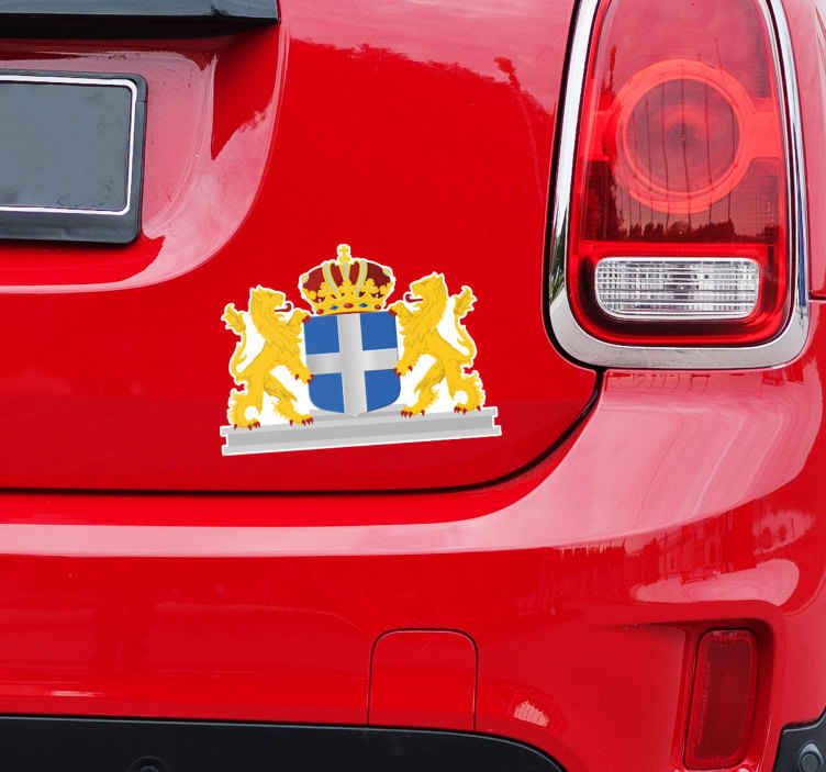 Autosticker badge van Zwolle - TenStickers