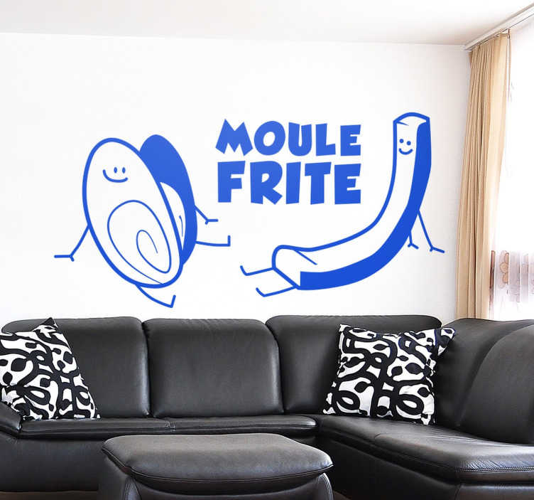 Sticker moule frite