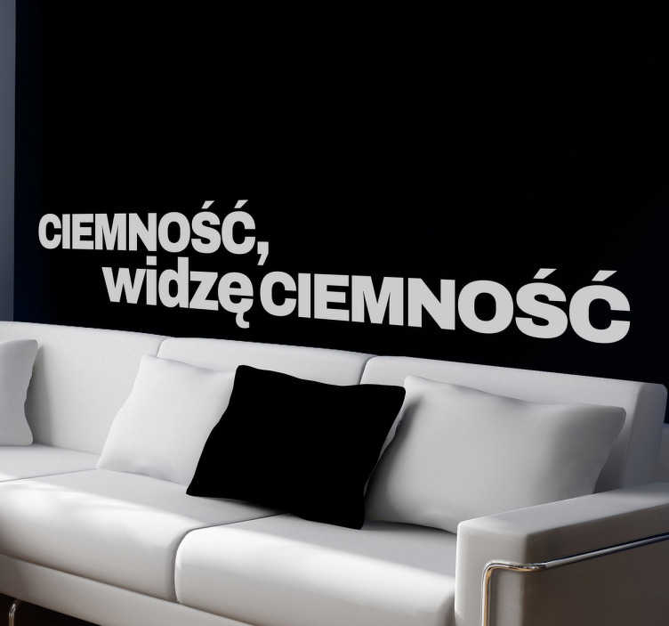 Naklejka na ścianę "Seksmisja" - TenStickers