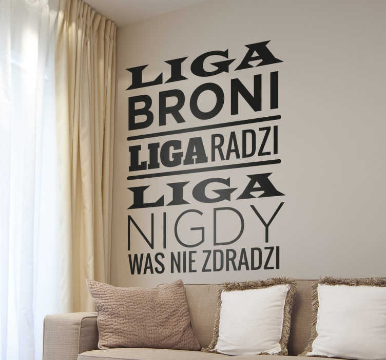 Naklejka z "Seksmisja" liga - TenStickers