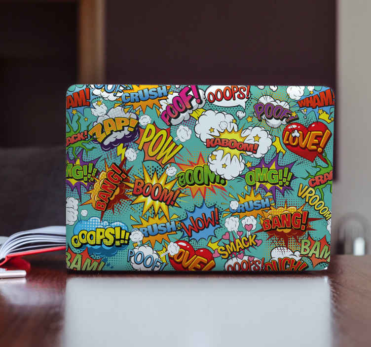 Laptop skin cartoon kreten - TenStickers