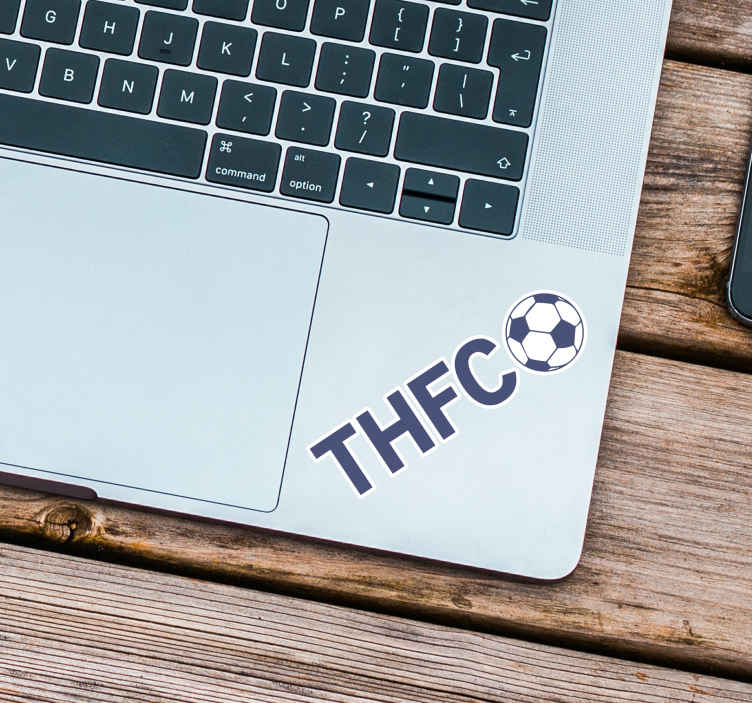 THFC football  laptop decal - TenStickers