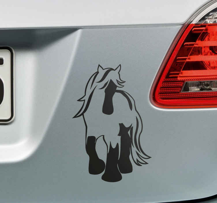 Gypsy horse wild animal sticker - TenStickers