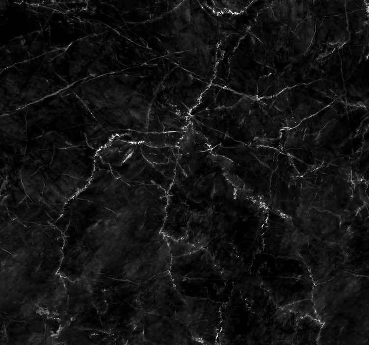 Papier adhésif - Marbre Noir - TenStickers