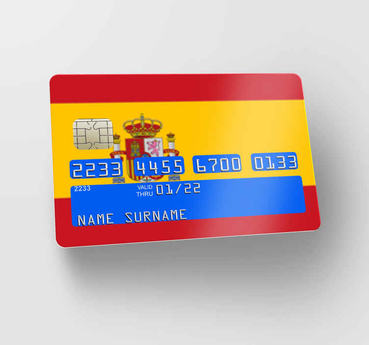 Pegatina Tarjeta de Crédito personalizable - TenVinilo