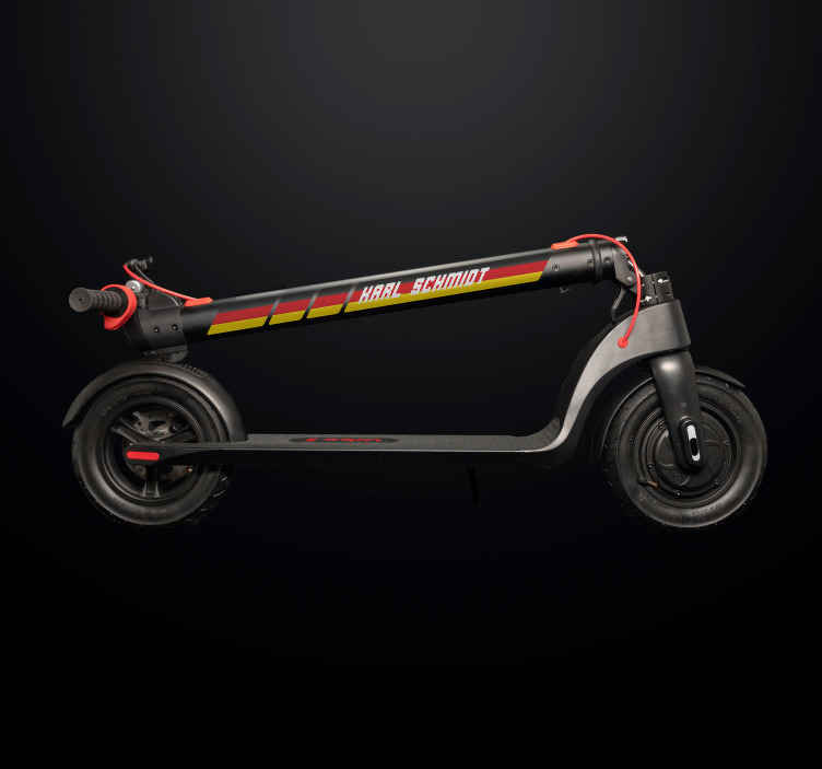 Aufkleber für scooter Flagge Deutschland - TenStickers