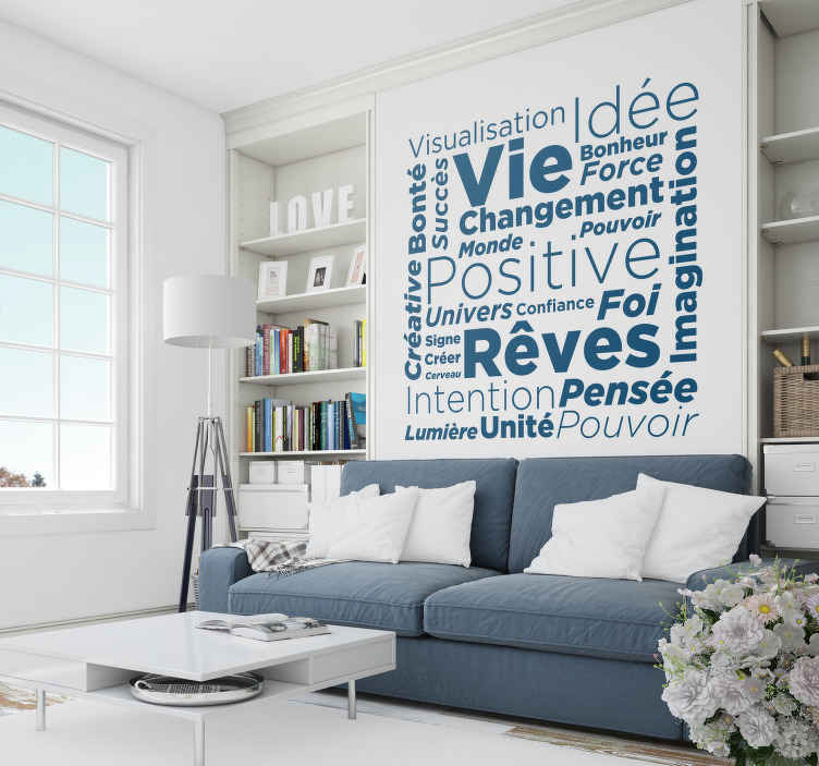 Sticker motivation notions positives - TenStickers