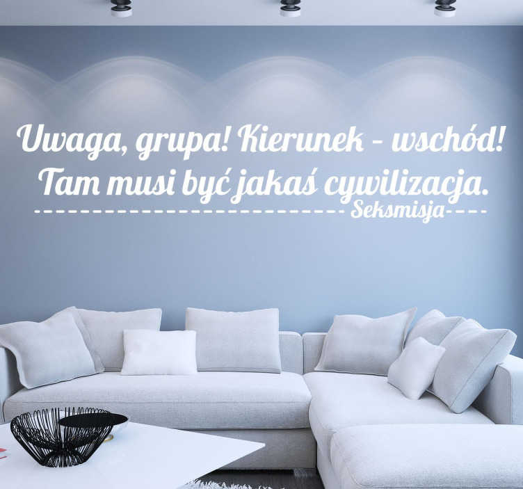 Dekoracja na ścianę Seksmisja - TenStickers