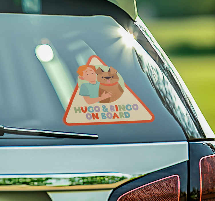 Sticker per auto bebè a bordo - TenStickers
