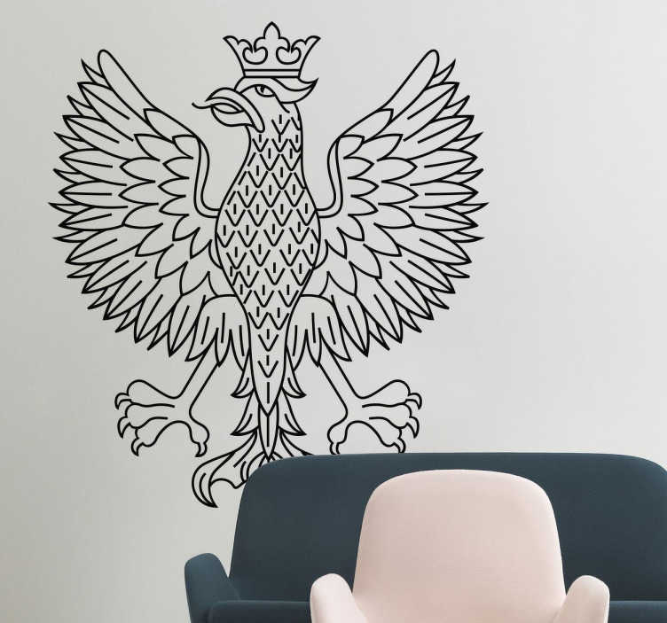 Dekoracja Ścienna Orzeł Godło - TenStickers