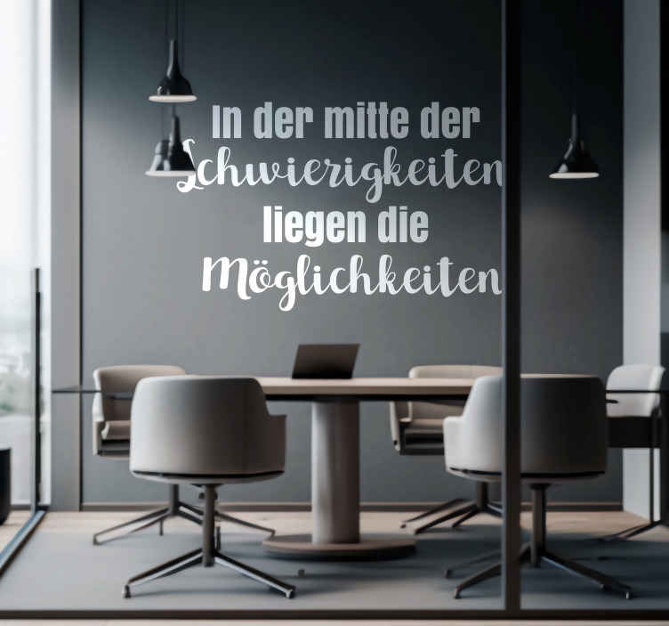 Wandtattoo "Chancen sind überall um uns herum" - TenStickers