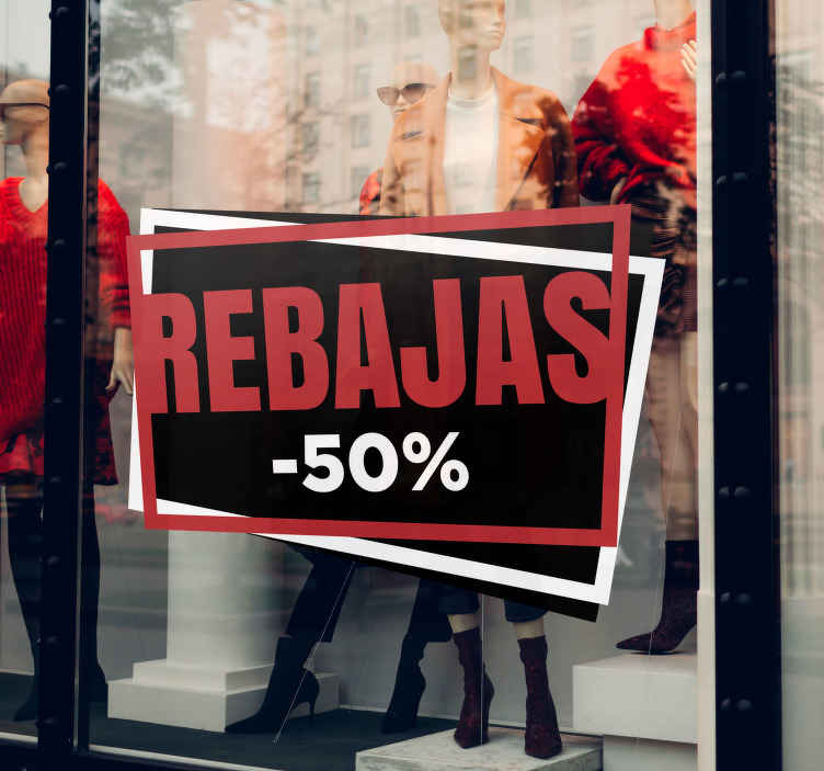 Vinilo rebajas promoción moderna - TenVinilo