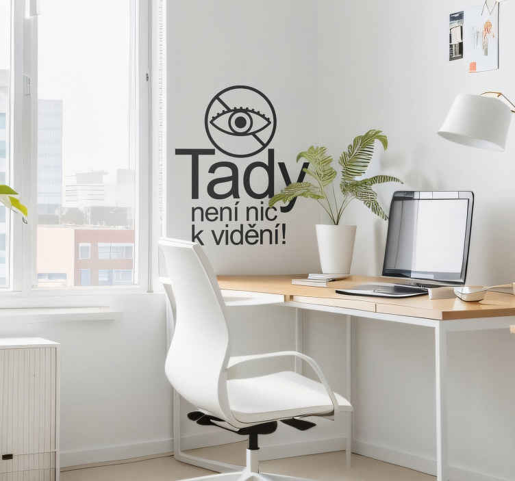 Není tu nic k vidění další textová nálepka - TenStickers