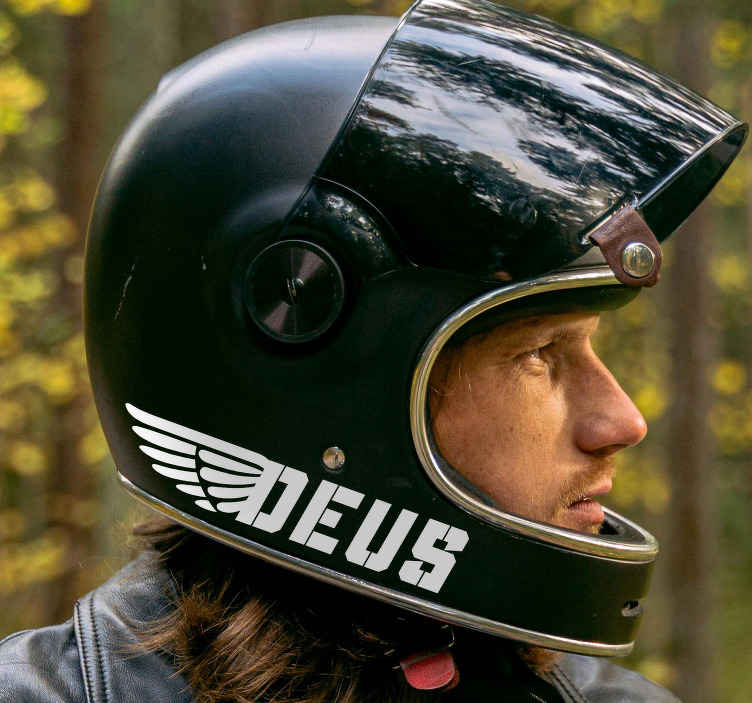 Adesivo motocicletta ali del dio - TenStickers