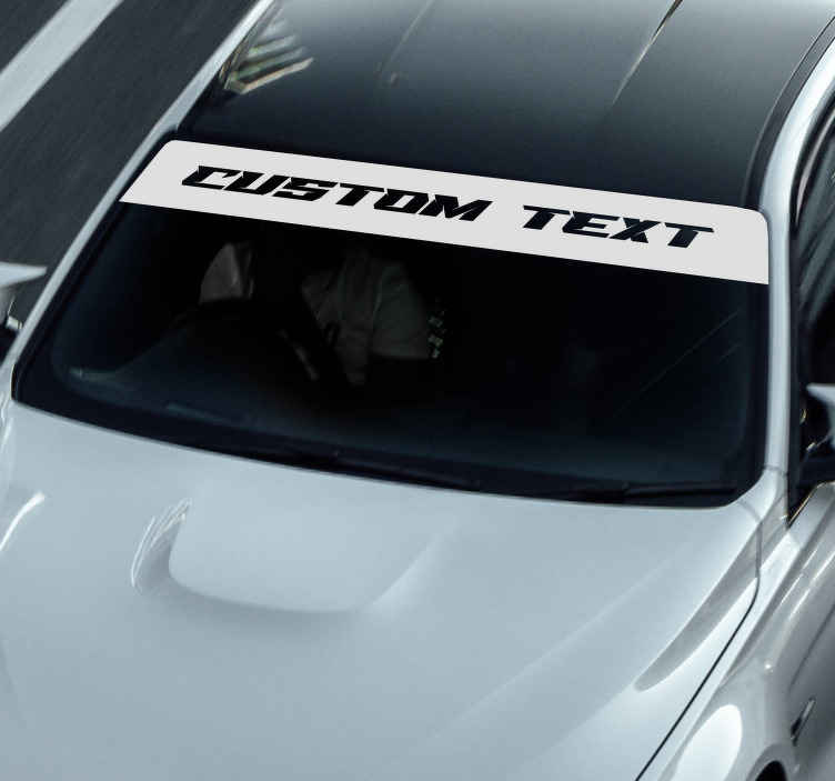 Buy custom high strength clear car stickers