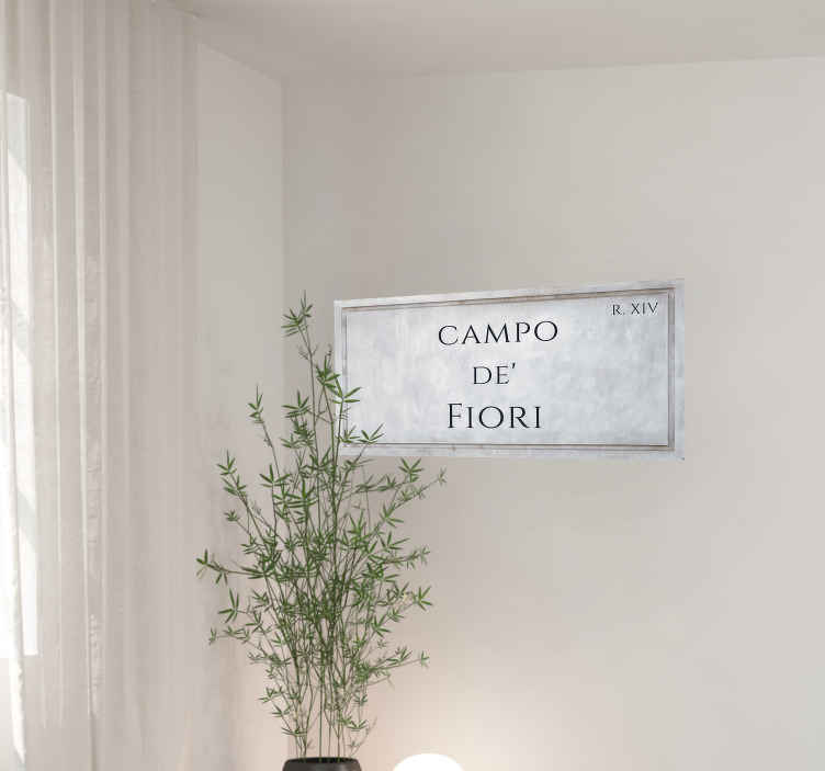 Adesivo personalizzato segnale stradale roma - TenStickers