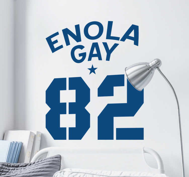 Vinilos militares Enola Gay - decorativos para pared