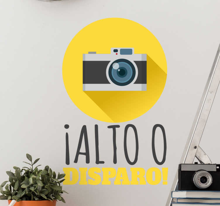 Vinilo fotografía alto o disparo - vinilos para paredes
