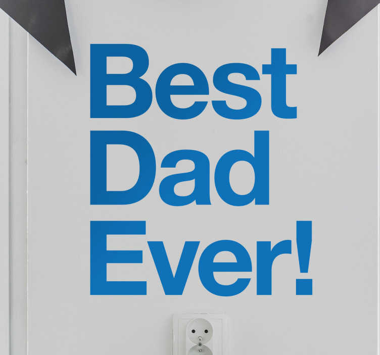 Sticker best dad ever
