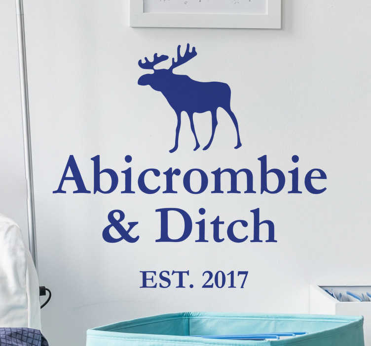 Wandtattoo Abicrombie & Ditch - TenStickers