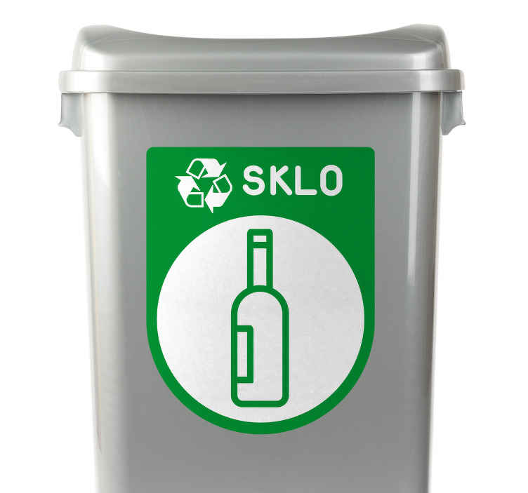 nálepky na odpadkové koše  - Tenstickers