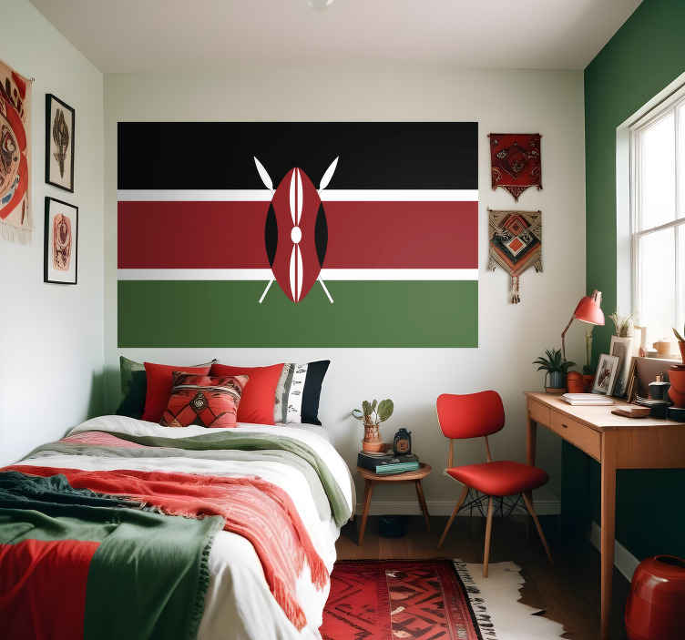 Aufkleber schweizer kreuz kenia - TenStickers